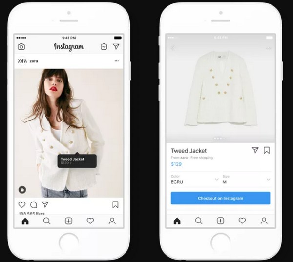 Instagram улучшит систему покупок. Shopping Tags